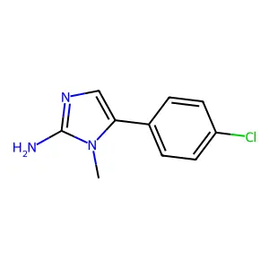 5-(4-Chloro-phenyl)-1-methyl-1H-imidazol-2-ylamine structure