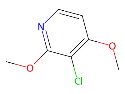 3-Chloro-2,4-dimethoxypyridine structure