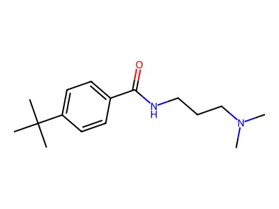 4-tert-butyl-N-[3-(dimethylamino)propyl]benzamide structure
