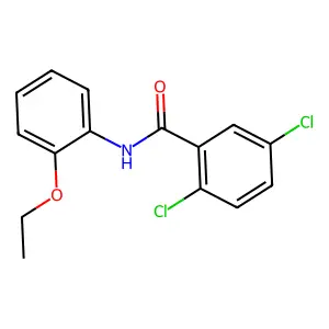 2,5-dichloro-N-(2-ethoxyphenyl)benzamide structure