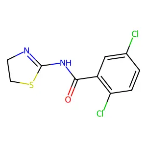2,5-Dichloro-N-(4,5-dihydro-thiazol-2-yl)-benzamide structure