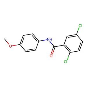 2,5-dichloro-N-(4-methoxyphenyl)benzamide structure