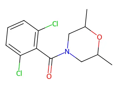 (2,6-Dichlorophenyl)(2,6-dimethylmorpholino)methanone structure