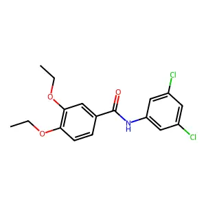 N-(3,5-dichlorophenyl)-3,4-diethoxybenzamide structure