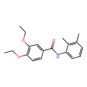 N-(2,3-dimethylphenyl)-3,4-diethoxybenzamide structure