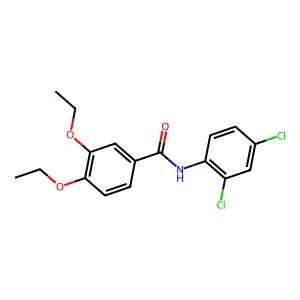 N-(2,4-dichlorophenyl)-3,4-diethoxybenzamide structure