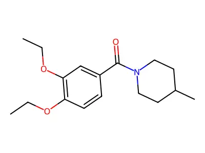 1-(3,4-Diethoxybenzoyl)-4-methylpiperidine structure