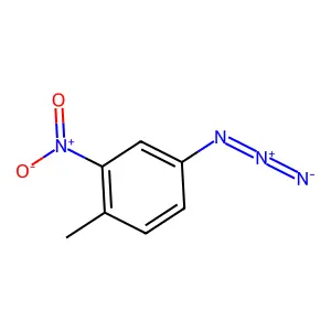 4-Azido-1-methyl-2-nitrobenzene structure