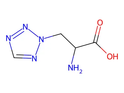 3-(2-Tetrazolyl)-L-alanine structure