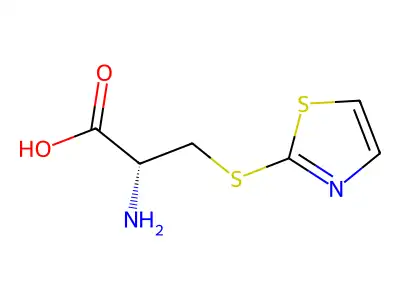 S-(thiazol-2-yl)-L-cysteine structure