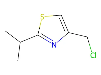4-(Chloromethyl)-2-isopropyl-1,3-thiazole structure