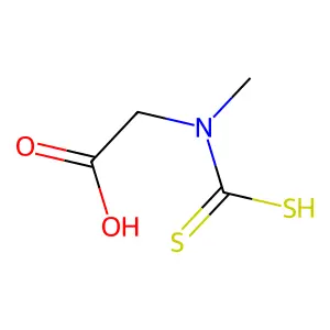 肌氨酸二硫代氨基甲酸 structure