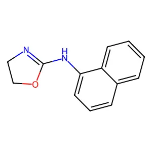 4,5-Dihydro-N-1-naphthalenyl-2-oxazolamine structure
