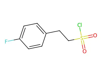 2-(4-Fluorophenyl)ethane-1-sulfonyl chloride structure