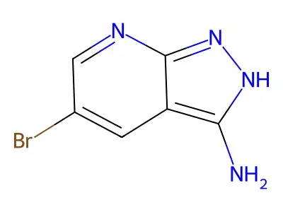 Imidazo(1,2-a)pyrazin-8-amine, 6-bromo- structure