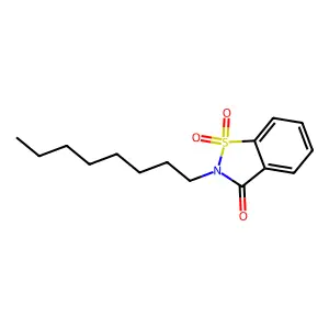 2-Octyl-1,2-benzothiazol-3(2h)-one 1,1-dioxide structure