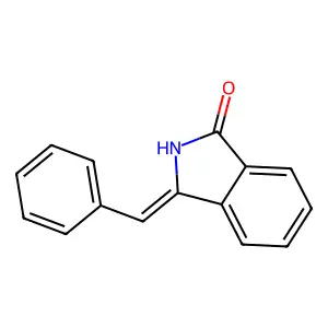(3Z)-3-benzylideneisoindol-1-one structure