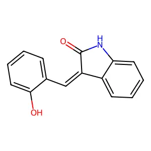 3-(o-hydroxybenzylidene)-2-ketoindoline structure