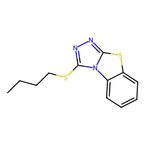 3-(Butylsulfanyl)[1,2,4]triazolo[3,4-b][1,3]benzothiazole structure