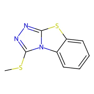 1-Methylsulfanyl-[1,2,4]triazolo[3,4-b][1,3]benzothiazole structure