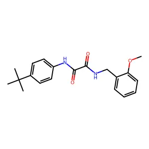 N-(4-tert-butylphenyl)-N'-(2-methoxybenzyl)ethanediamide structure