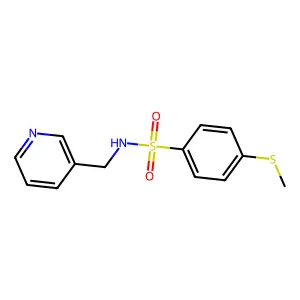 4-(Methylsulfanyl)-N-(3-pyridinylmethyl)benzenesulfonamide structure