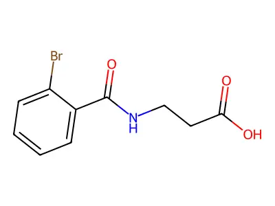 3-(2-Bromobenzoylamino)-propionic acid structure