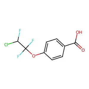 4-(2-Chloro-1,1,2-trifluoroethoxy)-benzoic acid structure