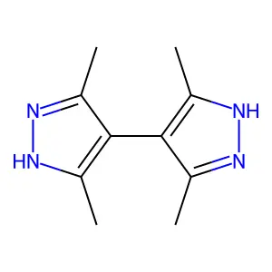 3,3',5,5'-Tetramethyl-1H,1'H-4,4'-bipyrazole structure