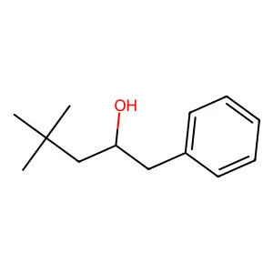 4,4-Dimethyl-1-phenylpentan-2-ol structure