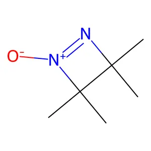3,3,4,4-Tetramethyl-1-oxido-diazet-1-ium structure