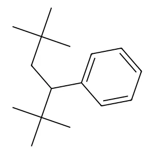Hexane, 2,2,5,5-tetramethyl-3-phenyl- structure