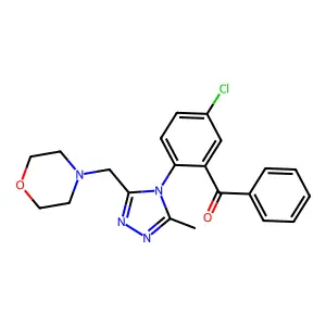 [5-chloro-2-[3-methyl-5-(morpholin-4-ylmethyl)-1,2,4-triazol structure