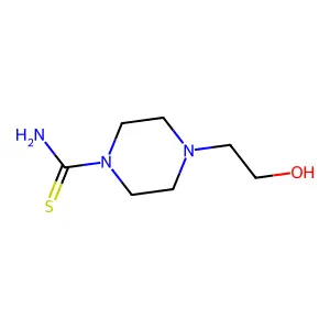 4-(2-Hydroxyethyl)piperazine-1-carbothioamide structure
