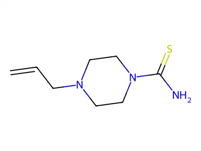 4-Prop-2-enylpiperazine-1-carbothioamide structure