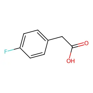 2-(4-Fluorophenyl)acetic acid structure