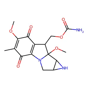 丝裂霉素A structure