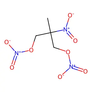 2-甲基-2-硝基-1,3-丙二醇二硝酸酯 structure