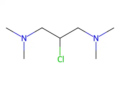 2-Chloro-N,N,N',N'-tetramethylpropane-1,3-diamine structure