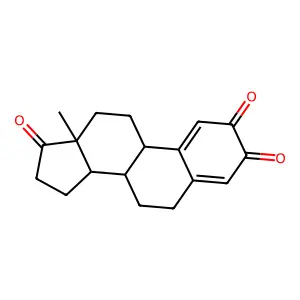 Estra-1(10),4-diene-2,3,17-trione structure