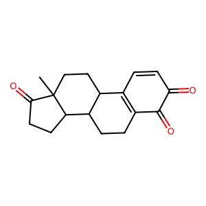 Estra-1,5(10)-diene-3,4,17-trione structure