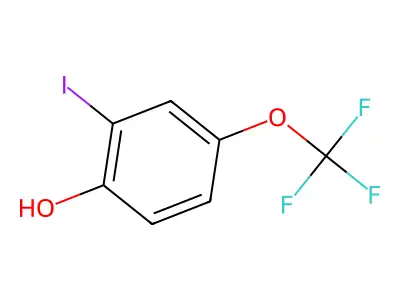 2-Iodo-4-(trifluoromethoxy)phenol structure