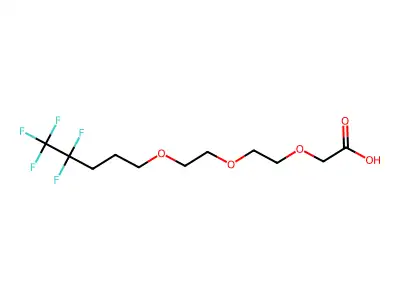 2-[2-[2-(4,4,5,5,5-pentafluoropentoxy)ethoxy]ethoxy]acetic Acid structure