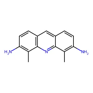 Acridine, 3,6-diamino-4,5-dimethyl- structure