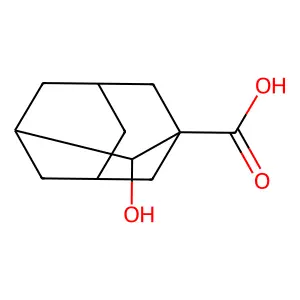 2-Hydroxyadamantane-1-carboxylic acid structure