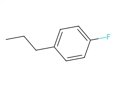 p-Fluoropropylbenzene structure