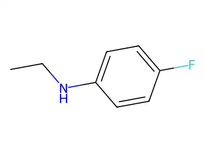 N-ethyl-4-fluoroaniline structure