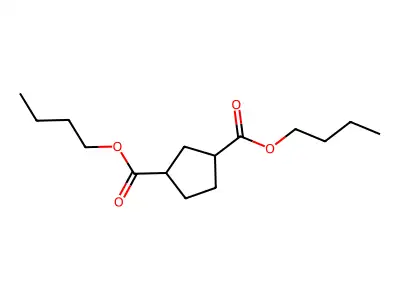 1,3-Dibutyl 1,3-cyclopentanedicarboxylate structure