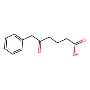 5-Oxo-6-phenylhexanoic acid structure
