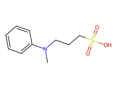 1-Propanesulfonic acid, 3-(methylphenylamino)- structure
